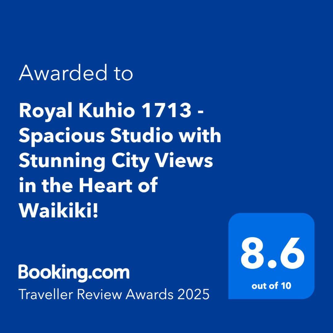 Royal Kuhio 1713 - Spacious Studio With Stunning City Views In The Heart Of Waikiki! Honolulu Luaran gambar